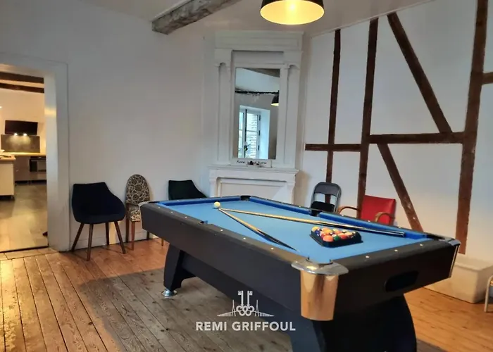 Kinta Panda Pool Table Center 13 2 Guests Holiday home Honfleur